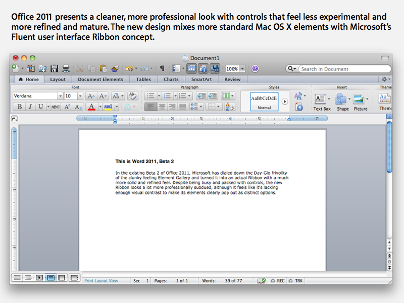 office 2011 for mac version